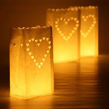 20 pcs lot heart shaped tea light holder luminaria paper lantern candle bag for christmas party outdoor we svetilniki so svechami bumazhnyj fonarik chajnaya svecha