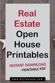 Real Estate Open House Kit Printables For Realtor Open House Real Estate Open House Kit Real Estate Marketing Strategy
