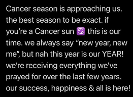 Each year cancer season begins when the sun enters the sign of the crab on june 22 and lasts until july 22, 2019. Kmefdfj3ekfohm