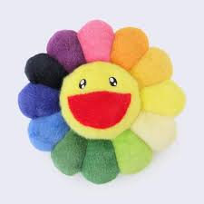 Takashi Murakami Rainbow Flower Cushion 12 Inches Murakami Flower Rainbow Flowers Flower Pillow