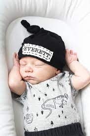 Black Ribbed Newborn Name Hat Baby Boy Hat Neutral Baby Name Etsy Baby Boy Hats Baby Hats Baby Boy Outfits
