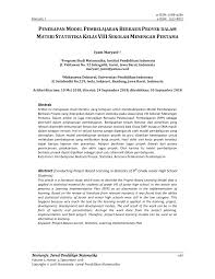 Demikian artikel tentang rpp matematika smp/mts 1 lembar kelas 7,8,9 semester 1 & 2 revisi 2020 yang bisa saya share. Pdf Penerapan Model Pembelajaran Berbasis Proyek Dalam Materi Statistika Kelas Viii Sekolah Menengah Pertama