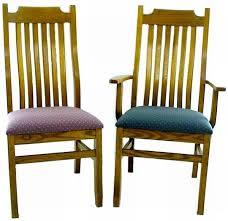 mission oak kitchen chair from