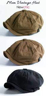 Men Vintage Beret Hats Mens Hats Fashion Fashion Cap Mens Accessories Vintage