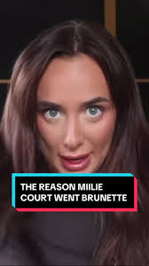 Millie Court's Brunette Transformation at Liam's Family House