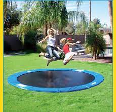 Backyard Ideas In Ground Trampoline Backyard Trampoline Backyard