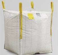Kantong Besar FIBC Tipe B Hesheng Antistatik untuk Kemasan Bubuk Plastik  1/2 Ton