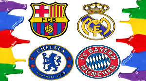 It is a slight modification of the older logo of the club which was introduced in 1953. How To Draw And Color Barcelona Real Madrid Bayern Munich And Chelsea Logos Coloring Pages Youtube