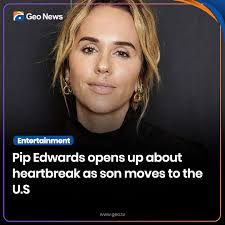 Pip Edwards has revealed her heartbreak as her son Justice moved to the  U.S. for college, admitting she's 'adjusting to the emptiness' at home For  more entertainment news and updates, follow us