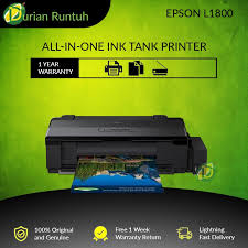How to refill your ink printer & reset epson printer with easy way. Epson L1800 6 Color A3 Printer Ink Tank Ciss Photo Shopee Malaysia