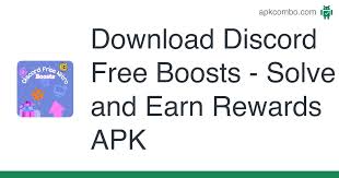 La app #1 de chat para jugadores: Discord Free Boosts Solve And Earn Rewards Apk 1 1 Android App Download