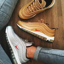 Silver Or Gold Air Max 97 Nicekicks Celouuuuuuuu Nike Air Max 97 Nike Air Max Nike Shoes Flyknit
