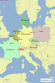 Holen sie sich ihre esim! Stepmap Nachbarlander Deutschlands Landkarte Fur Deutschland