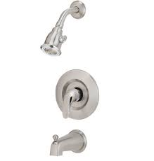 Stop the leaks and drips due to the faulty cartridge by. Price Pfister 8087bak Parisa Single Handle Tub And Shower Faucet Brushed Nickel Faucetdepot Com