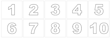 Maybe you need to create some wall posters. 7 Best Large Printable Numbers 1 9 Printablee Com