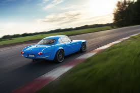 In the color scheme white, with the contrasting color. Volvo P1800 Lives Again In 413 Hp Cyan Racing Continuation Model