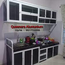 Dapur merupakan ruangan yang sangat intim dalam rumah. Kitchen Set Alumunium Lemari Dapur Alumunium Shopee Indonesia