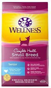 Wellness Complete Health Natural Dry Small Breed Dog Food Small Breed Senior Turkey Peas Dog Food Recipes Dog Food Advisor Senior Dog Food Recipes