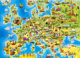 Wer die europakarte lernen will, sollte eine landkarte als hilfsmittel nutzen. Europakarte 100 Teile Castorland Puzzle Online Kaufen