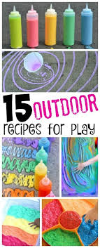 Outdoor Recipes For Play Summer Activities For Kids Activities For Kids Craft Activities For Kids