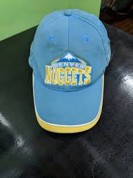 The denver nuggets cursive 59fifty fitted cap features a nuggets logo and team script embroidered at the front panels with the nba logo at the rear. Denver Nuggets Carmelo Anthony Cap Men S Fashion Watches Accessories Caps Hats On Carousell