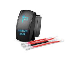 How to wire a 4 pin led switch. Nilight Ni Rs02 Blue 5 Pin Backlit Rocker Switch Lighted Whip On Off 20a 12v For Vehicle Boat Marine Newegg Com