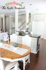 Open Concept In A Small Home Dining Room Kitchen Entry And Living Room Combined Into One The Rust Kitchen Decor Interior Decorating Living Room Home Decor