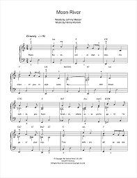 Piano solo / beginner / 1 pdf / 1 mp3. Frank Sinatra Moon River Sheet Music Pdf Notes Chords Jazz Score Beginner Piano Download Printable Sku 112338
