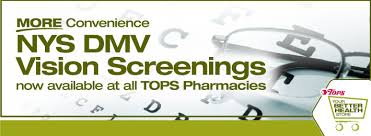 Tops Friendly Markets Dmv Vision Tests