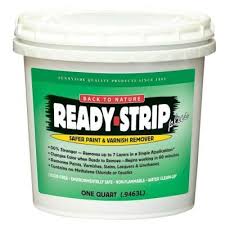 Ready Strip 1 Qt Safer Paint And Varnish Remover Environmentally Friendly 65832 At The Home Depot Paint Remover Stripping Paint Paint And Varnish
