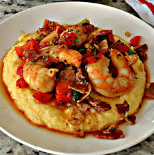 Shrimp And Grits Southern Style With Cheesy Grits Small Town Woman