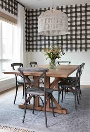 Available with free uk delivery when you spend over â choose from a selection of dining room wallpaper at i love wallpaper. Modern Farmhouse Dining Room Wallpaper Farmhouse Dining Room Austin By Nuela Designs Houzz