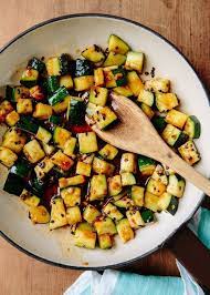 Recipe Michael Natkin S Spicy Stir Fried Zucchini Recipe Fried Zucchini Recipes Zucchini Fries Zucchini Recipes