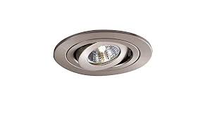 Just wish it tilted more. Halo 1495sn 4 Inch Satin Nickel Gimbal Trim Recessed Light Fixture Trims Amazon Com