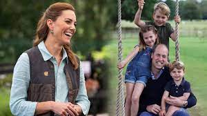 In the photo released wednesday, prince william, duchess kate and their children prince george, princess charlotte and prince louis pose at anmer hall. Kate Middleton Shares The Cutest Photos Of Prince William With Their Kids For His Birthday Youtube