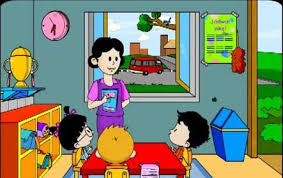 Pun tak melulu sepenuhnya ditanami bunga, kamu bisa memberikan. Contoh Gambar Animasi Belajar Di Rumah Ideku Unik