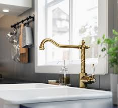 Create a new space with kitchen table and chairs and functional you have many options when it comes to design your kitchen with ikea. Glittran Kitchen Faucet Brass Color Ikea
