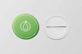 Free Pin Badge Mockup In Psd Pin Badge Mockup Psd Mockup Templates Pin Template Pin Badges