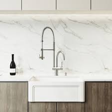 farmhouse apron kitchen sink set with