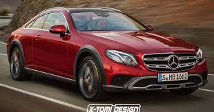 New Mercedes E Class Coupe Looks Funny In All Terrain And Ute Guise Carscoops Mercedes E Class Mercedes E Class Coupe New Mercedes