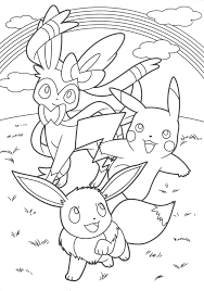 Pokemon Scans From Pacificpikachu S Collection Pikachu And Eevee Friends Coloring Book Pokemon Coloring Pages Pokemon Coloring Horse Coloring Pages