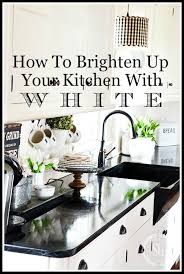 To accessorize a white kitchen. Brighten Up Your Kitchen With White Stonegable