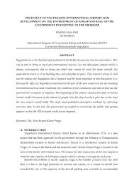 Jne sorogenen is on facebook. Pdf The Effect Of Yogyakarta International Airport Yia Development On The Environment Of Kokap And Role Of The Government In Response To The Problem