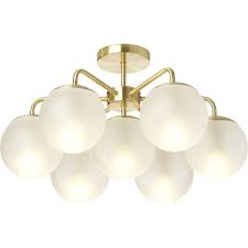 Vega Brushed Brass Flush Mount Light Reviews Cb2 Flush Mount Lighting Low Ceiling Lighting Low Ceiling Chandelier