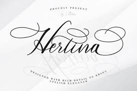 You're so much better than cambria. Download Hertina Calligraphy Font Otf Ttf