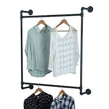 Your wholesale source for discount retail store fixtures & store supplies since 1986. Industrial Pipe Clothing Rack Wall Mounted Vintage Retail Garment Rack Display Rack Cloths Rack Metal Commercial Clothes Racks For Hanging Clothes Black Iron Clothing Rod Laundry Room Decor 31 5in Pricepulse