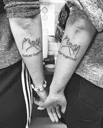 Very cool black and white tattoo idea for soul mates or to remind you of best friendship and harmonious relationship between. 89 Matching Couple Tattoos With Meaning 2021