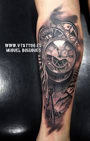 Miguel Bohigues Taschenuhr Tattoo Tattoo Armel Uhren Tattoos