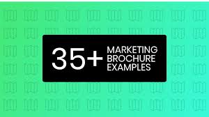 Each handout page contains from one to six thumbnails of the slides so that the audience can follow what is presented as well as use it as reference. 35 Marketing Brochure Examples Tips And Templates Venngage