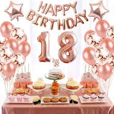 Geburtstag zu haben ist immer fein, ich möchte auch noch mal 16 sein. Crazy M Geburtstag Deko Set Nummer 18 Luftballon Rosegold Madchen Geburtstag Party Deko 2 Z In 2021 Geburtstag Luftballons Deko 18 Geburtstag Geburtstag Party Ideen